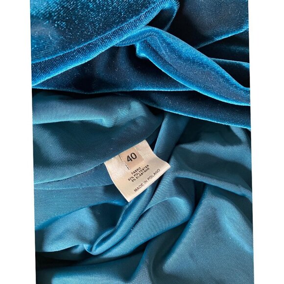 Alexandre Vauthier Velvet Mini Dress Emerald Green Size FR 40/ US 8 Holiday - Picture 7 of 7